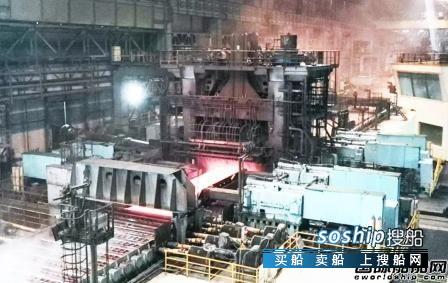 鞍钢止裂钢独家供货中国建造世界最大集装箱船,鞍钢冷轧厂