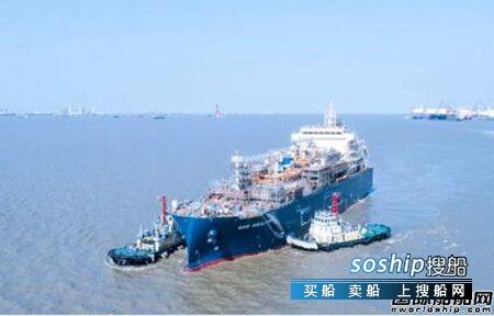 沪东中华18600立方米LNG加注船顺利出坞,沪东船舶