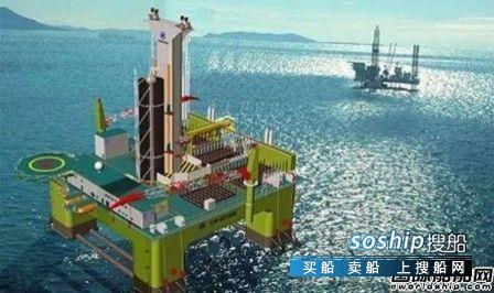 招商工业联合中海油服发布新型深水钻井平台,深水半潜式钻井平台