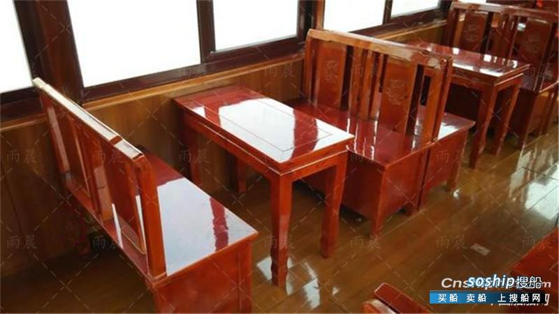 宜昌木船厂出售餐饮船水上住宿宾馆船