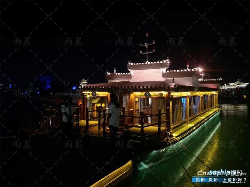 晋中画舫木船制造厂出售水上餐饮住宿船