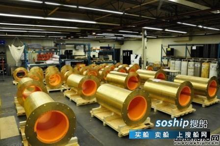 Thordon为MSC Seashore号邮船配套水润滑螺旋桨轴轴承,螺旋桨