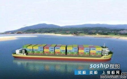 金航船舶建造湖南首艘万吨级LNG动力集装箱船,集装箱船