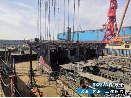 沪东中华FSRU首制船首个大型单元顺利吊装,沪东船舶