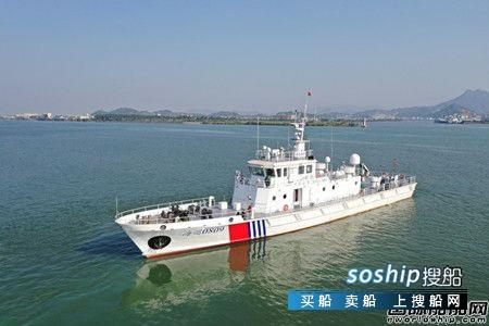 江龙船艇又一艘福建海事局批量40米级巡逻艇试航,江龙船艇骆宗亮