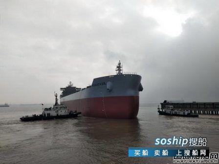 新韩通船舶重工建造2艘82000吨散货船同日下水,