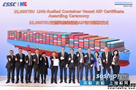 沪东中华推出全球最大双燃料25000箱集装箱船,