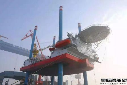 渤船重工交付自升助航式作业平台“德赛五号”