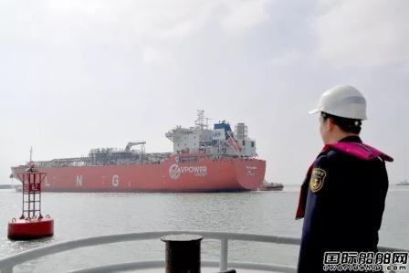 大连中远海运重工28000方LNG船完成在港气试