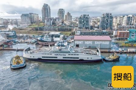 BC Ferries接收2艘新建柴电混合动力渡船