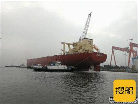 大船集团为SK海运建造首制32.5万吨VLOC出海试航