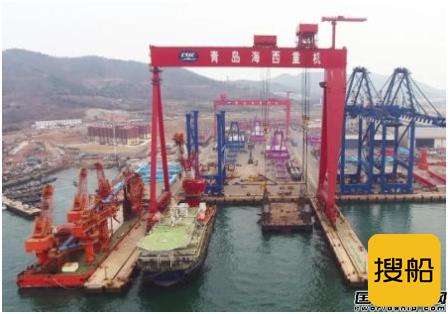 海西商品交易平台 海西重机完成自升式海上勘探平台整体吊装
