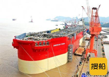中远海运重工Karish FPSO船体项目交付开航