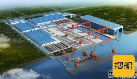 招商工业海门基地国内首个室内干船坞顺利推进