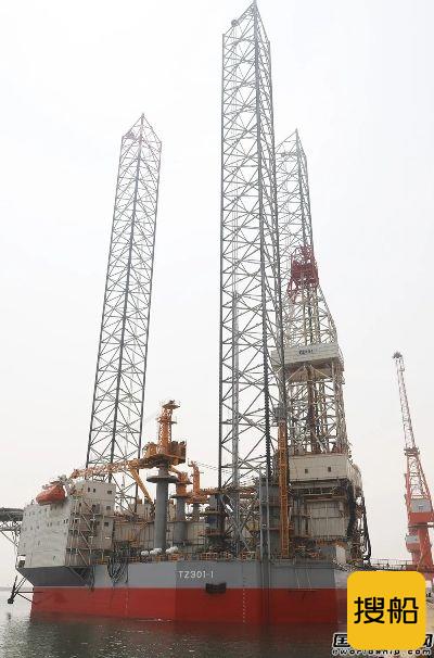 太重滨海首座自升式钻井平台起运前往墨西哥湾