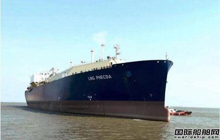 沪东中华YAMAL LNG项目3号船常规试航凯旋