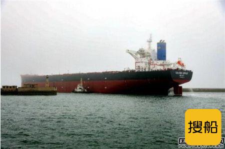 渤船重工又一艘21万吨散货船出海试航