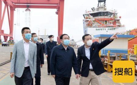 上海市委书记李强实地调研临港外高桥海工