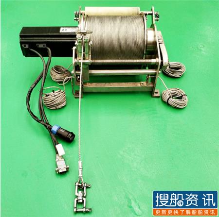 中船绿洲研制成功国内首台迷你电动吊放绞车