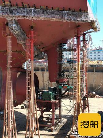 大船集团完成VLCC 88号船轴舵系一次照光