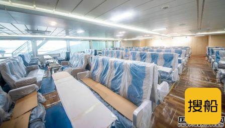 凯灵船厂“蓬莱”系列豪华客滚船“蓬莱阳光”轮试航成功
