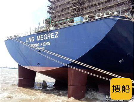沪东中华YAMAL LNG项目4号船按期完成主机动车