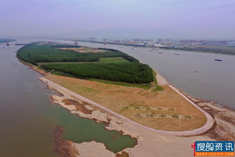 长江中游新洲至九江河段航道整治二期工程通过交工验收提前投入试运行