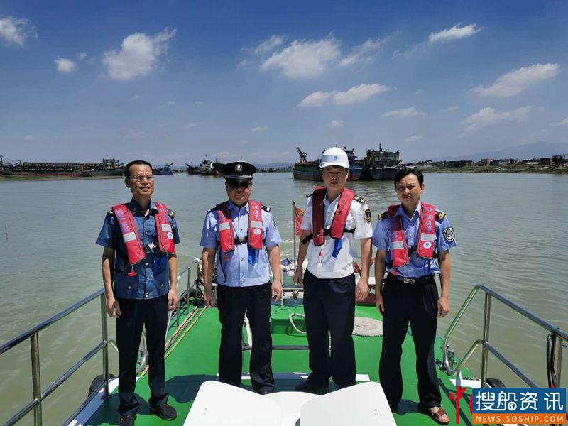 协同作战 漳州龙海海事处联合多部门开展九龙江砂船整治工作
