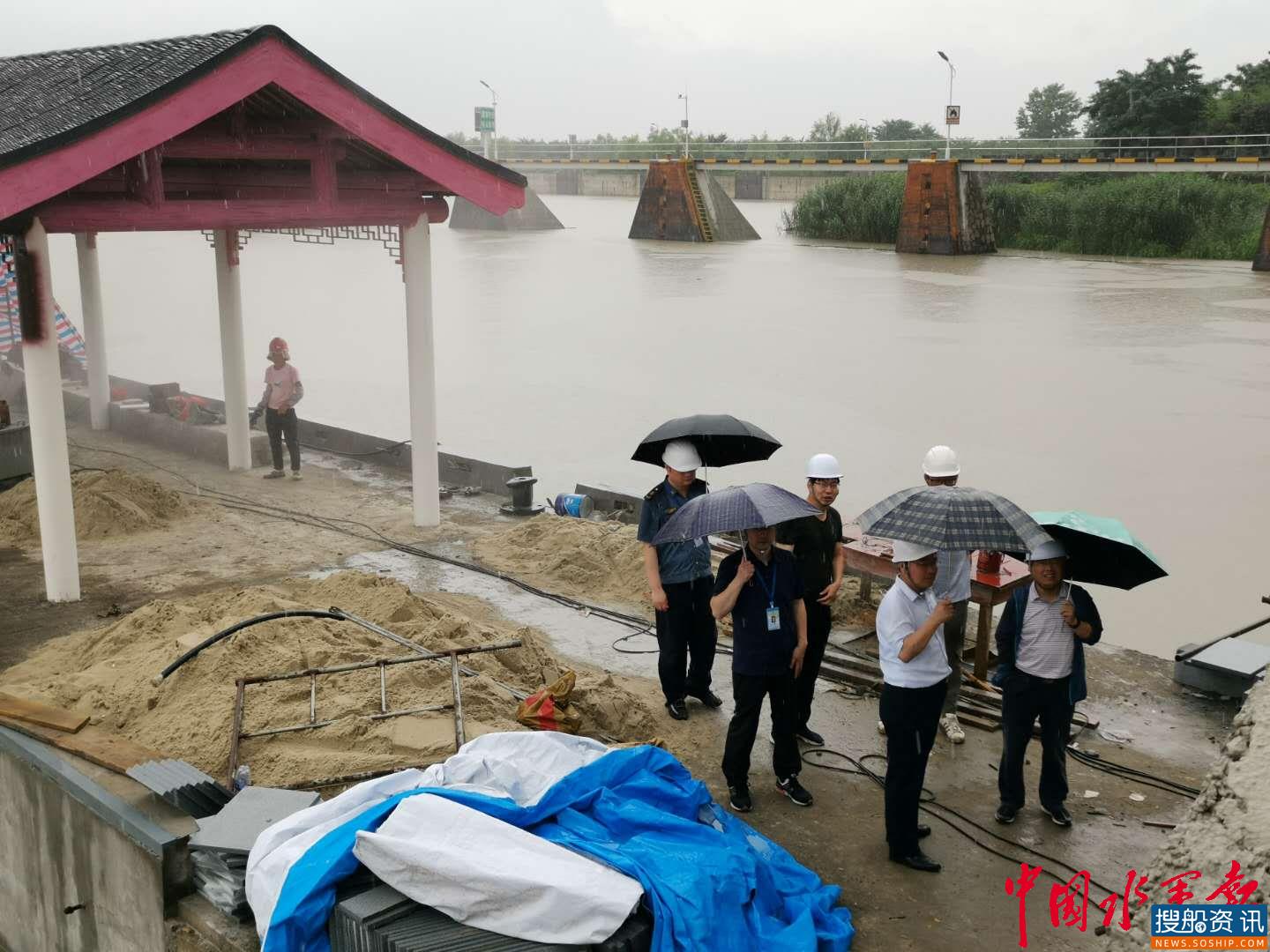 苏北航务处持续推进扬州段绿色现代航运示范区建设