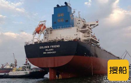 山船重工82000吨系列散货船一个月内完成多个重大节点