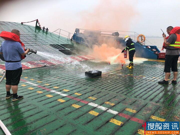 “护安全、保生产” 长航公安海门派出所安全生产宣传活动