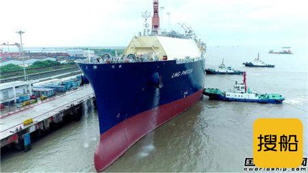 沪东中华YAMAL项目LNG3号船开始气体试航