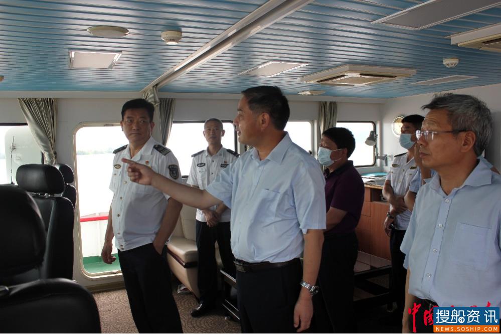 宜昌市张家胜市长一行现场巡查长江干线禁捕工作