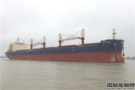 扬州中远海运重工一艘64000吨散货船完成试航