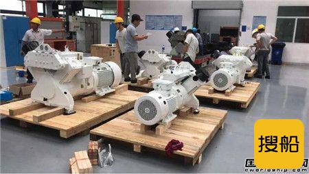 中船绿洲麦基嘉首制国内顶级品牌空压机成功交付