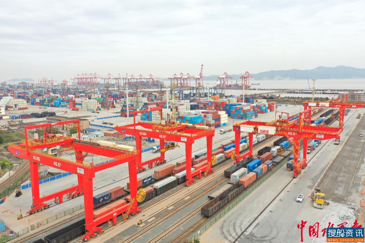 宁波舟山港上半年海铁联运量同比增15%