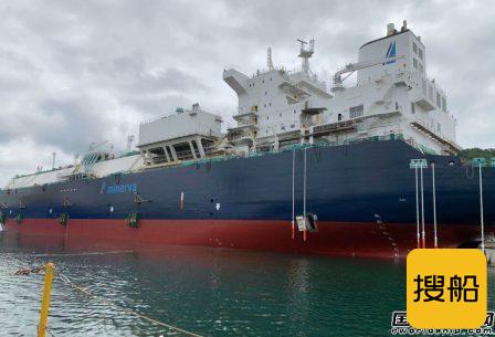 三星重工为Minerva Marine建造首艘17.4万方LNG船下水