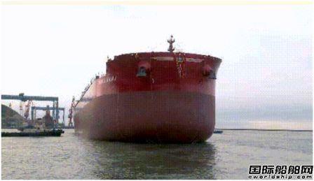 渤船重工建造21万吨散货船22#船顺利下水