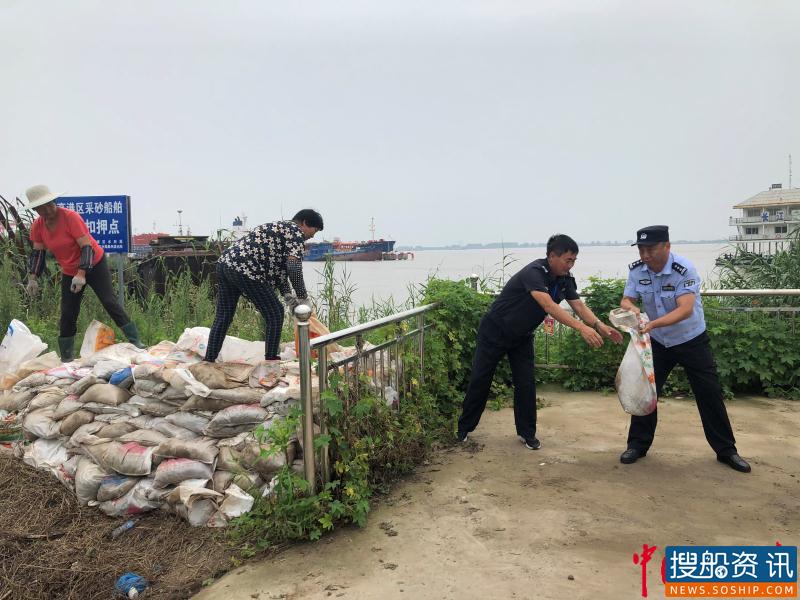 “枫桥之花”绽放在长江防汛第一线