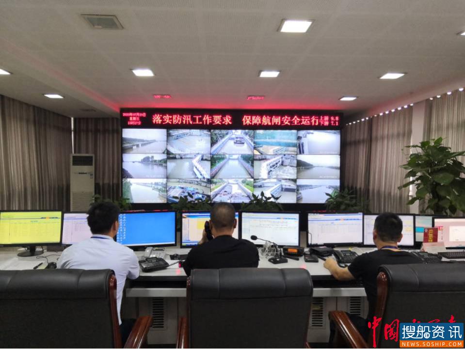 淮安船闸落实“两保一强”防汛措施 保航闸安全运行