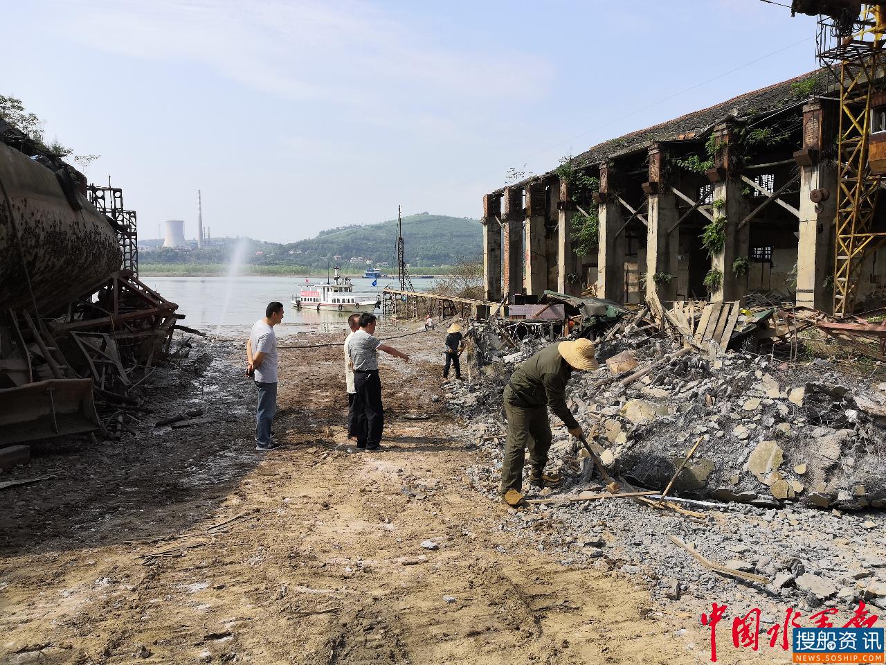 津市市拆解3艘涉渔“三无”船舶