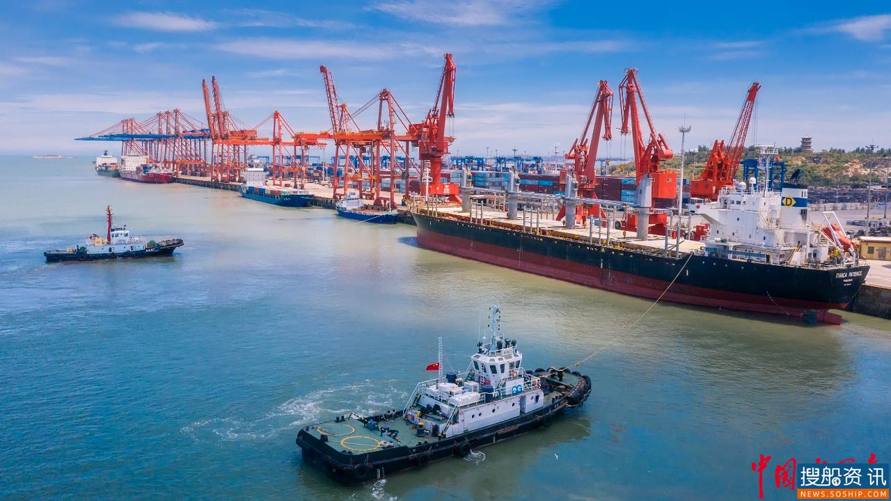 泉州石湖港7月份散杂货业务实现同比环比双增长