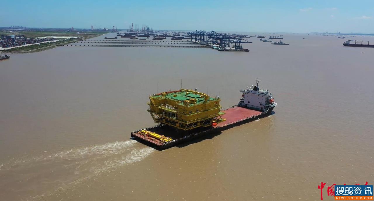珠海金湾海上升压站顺利发运