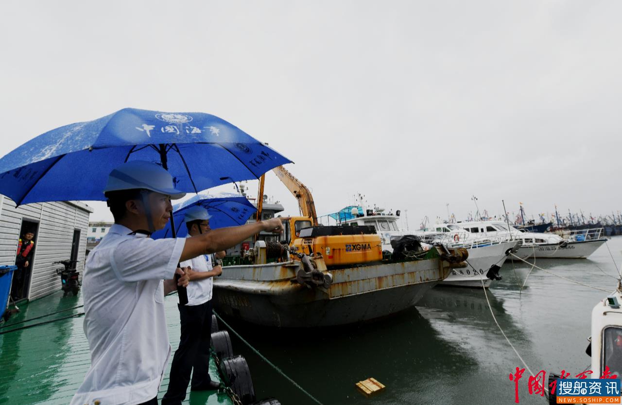 福建海事局成功防抗今年首个正面登陆台风“米克拉”