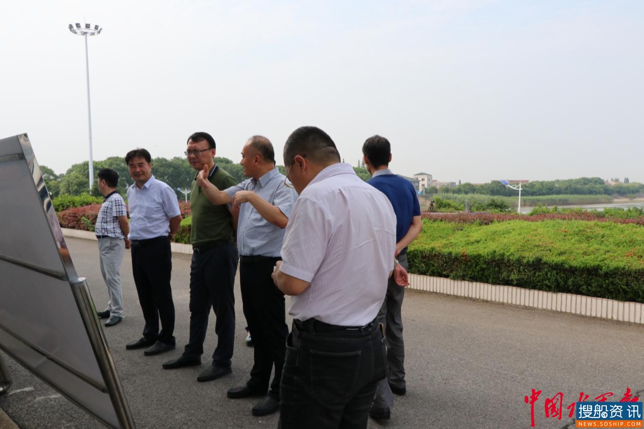 江苏省交通厅港航中心现场督查魏村枢纽扩容改建工程
