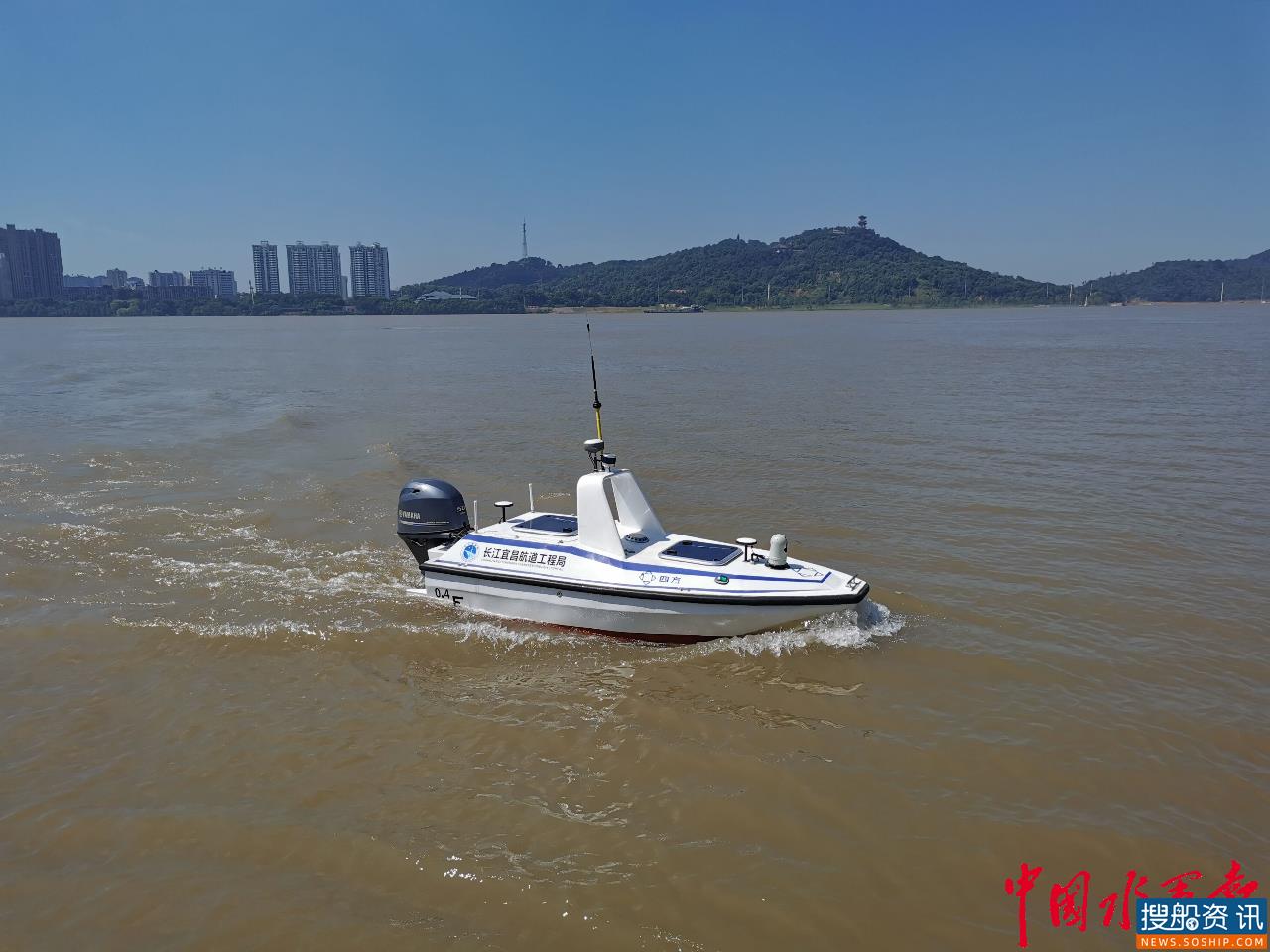 无人船硬核助力长江航道整治工程