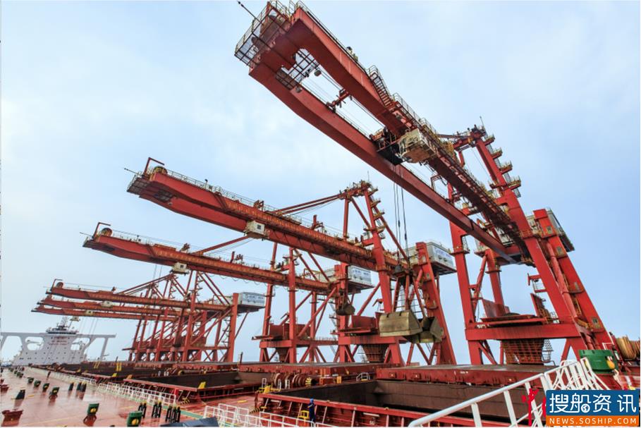 每小时12438吨 山东港口烟台港刷新铁矿接卸世界纪录