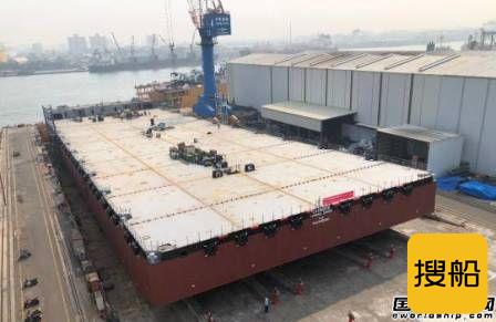 台湾高鼎游艇交付台湾最大无动力平台驳船