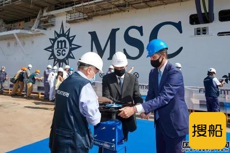 Fincantieri建造地中海邮轮最新旗舰船出坞