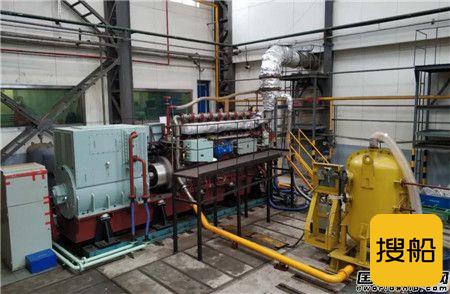 陕柴重工首台许可证授权8M23G气体机动车成功